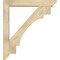 Ekena Millwork Merced Slat Rough Sawn Bracket w/ Offset Brace, Douglas Fir, 6"W x 36"D x 40"H BKT0604X36X40MRC06RDF - alternate 3